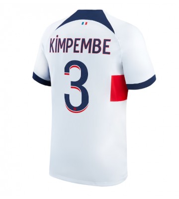 Paris Saint-Germain Presnel Kimpembe #3 Replika Udebanetrøje 2023-24 Kortærmet